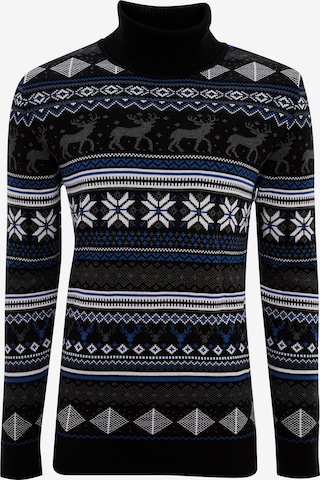 Leif Nelson Sweater in Black: front