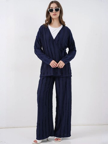 Bigdart - Calças de fato 'Zweiteiliges Set' em azul: frente