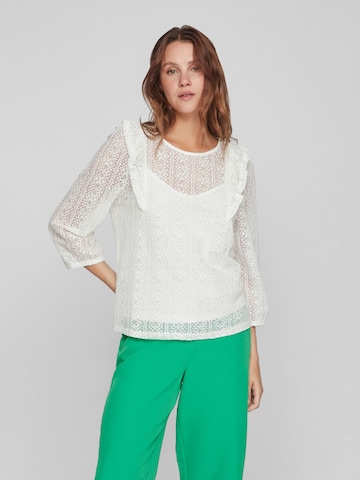 VILA Blouse 'NESA' in Wit: voorkant