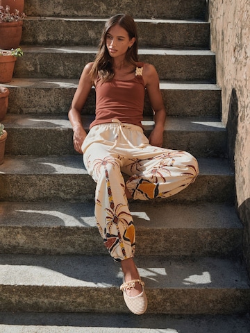 Next Tapered Broek in Beige