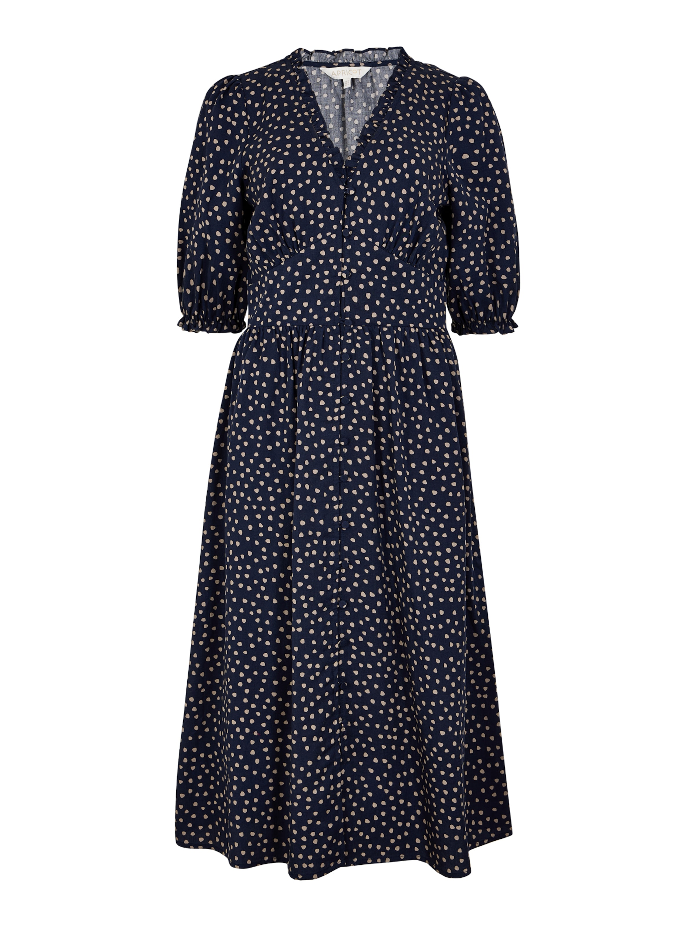 Apricot Jurk ' ' in Blauw: voorkant
