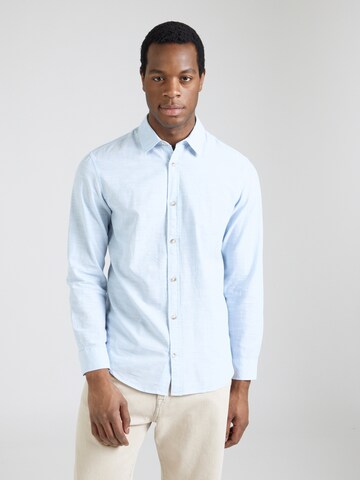 JACK & JONES Средняя посадка Рубашка 'JJESummer' в Синий: спереди