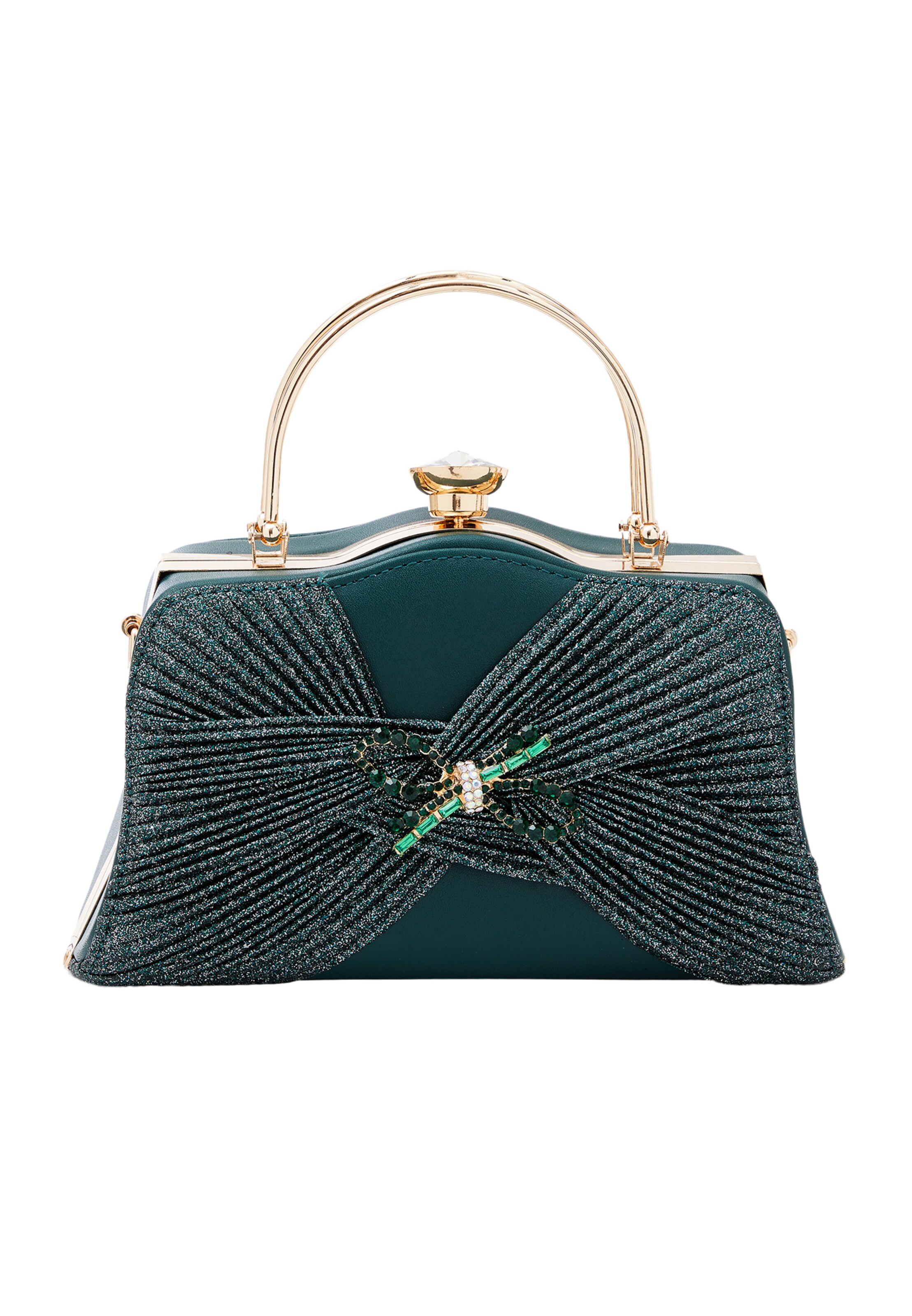 NAEMI Handbag in Green: front