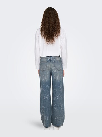 ONLY Wide leg Jeans 'ONLHOPE' in Blue