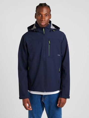 ICEPEAK Outdoor jacket 'BEEDEVILLE' in Blue: front