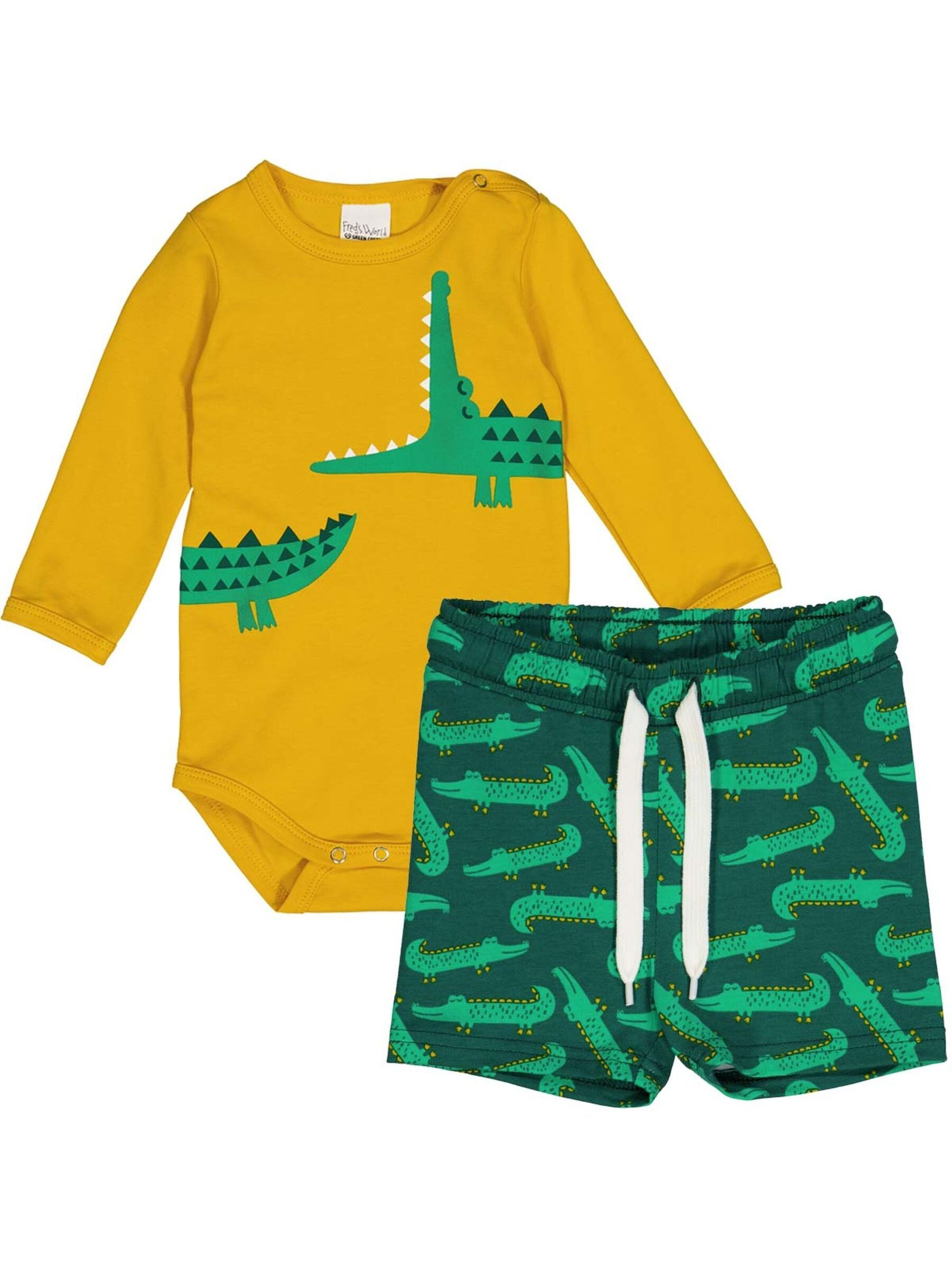 Fred's World by GREEN COTTON Set in Gemengde kleuren: voorkant