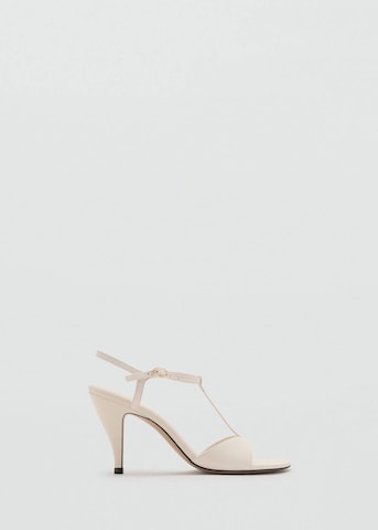 MANGO Zehentrenner in Beige