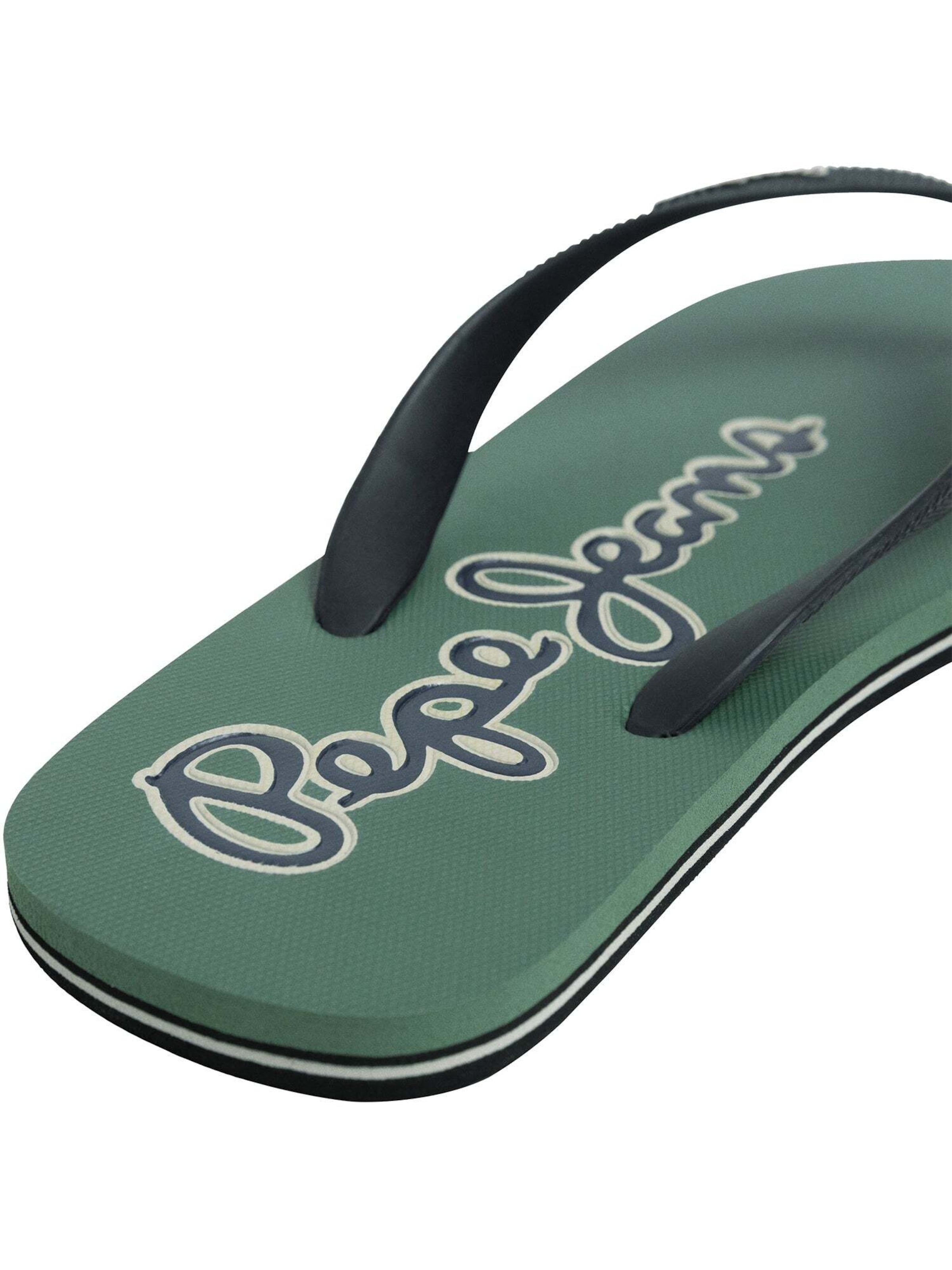 Pepe Jeans Zehentrenner ' BAY BEACH PARTY ' in Grün