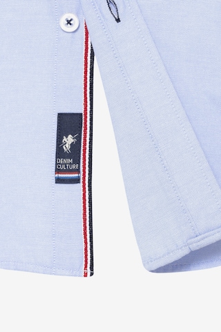 DENIM CULTURE Regular fit Button Up Shirt 'JADON' in Blue