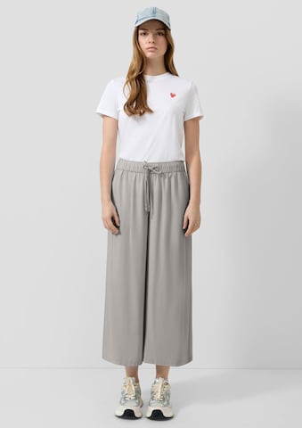 Wide Leg Pantalon QS en gris