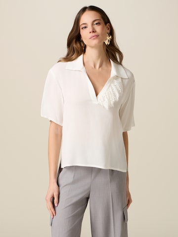 oltre - Blusa en blanco