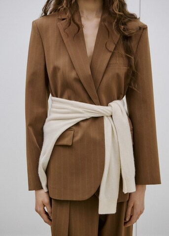 MANGO Blazer 'Systeck' in Brown