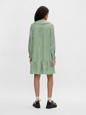 OBJECT Shirt Dress 'Bodil' in Green