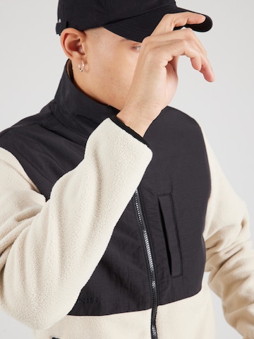 JACK & JONES Fleece jas 'JWHMARVIN' in Beige