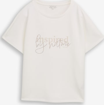 TOM TAILOR - Camisa em branco: frente