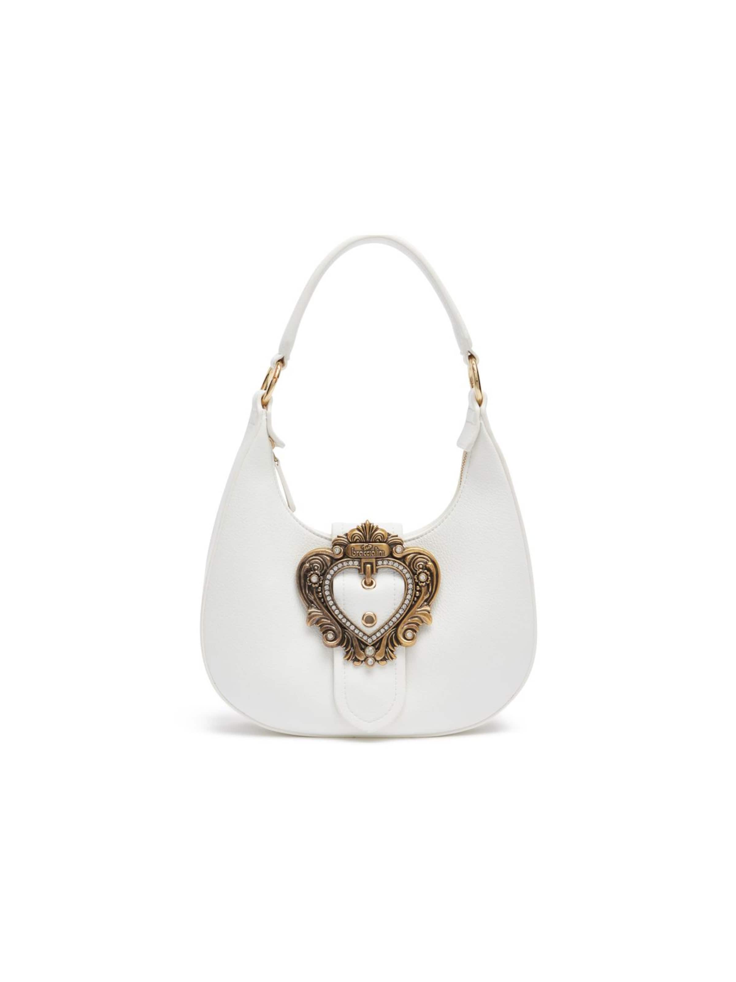 Braccialini Schultertasche 'Baroque'‌‌‌‌‌‌‌ in Weiß: Vorderseite