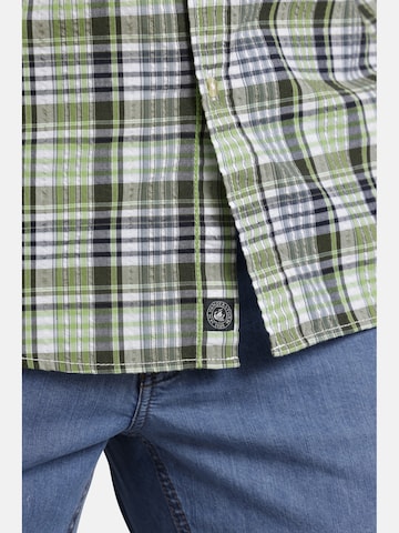 Jan Vanderstorm Comfort fit Button Up Shirt 'Bandulf' in Green