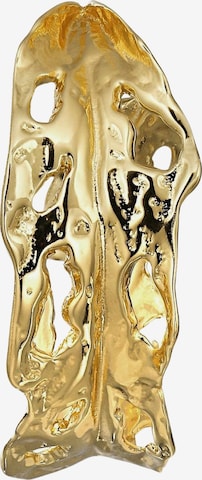 Boucles d'oreilles 'Leaf' Jane Kønig en or : devant