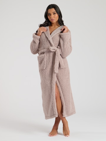 Loungeable Dressing Gown in Beige