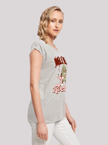 T-shirt 'Jingle Bell Rocking Christmas Tree' F4NT4STIC en gris