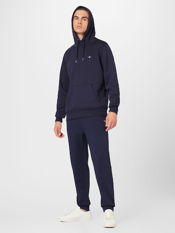 GANT Tapered Broek in Blauw