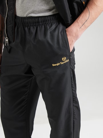 Sergio TacchiniTapered Hlače 'CARSON' - crna boja