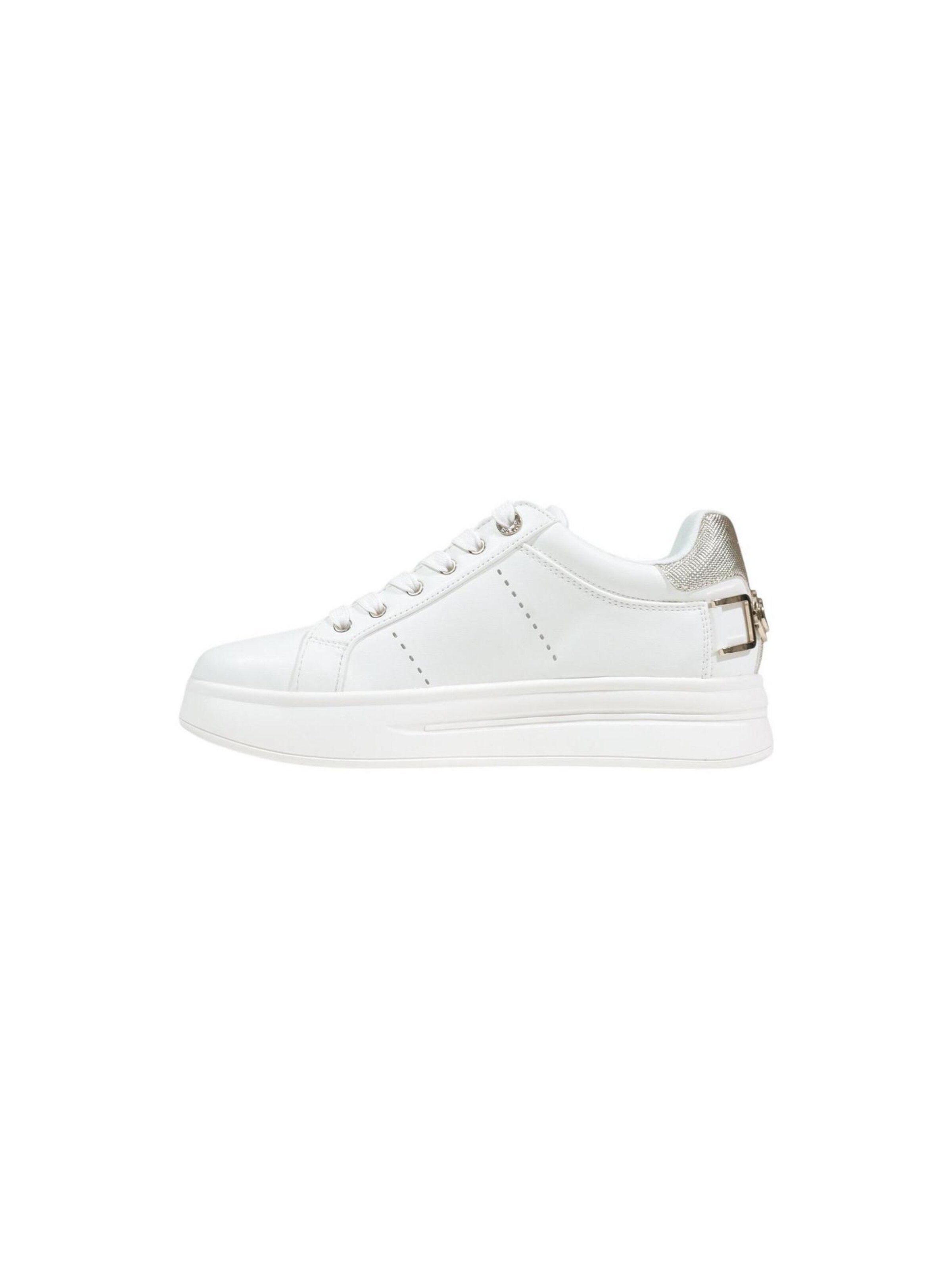 Sneaker bassa 'WESLI FLPWES ELE12' di GUESS in bianco