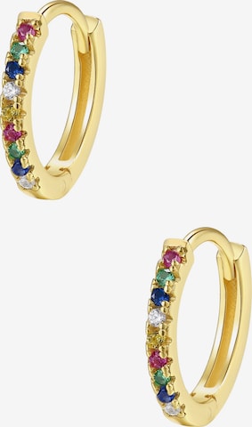 Orecchini 'Prism' di Hey Happiness in oro: frontale