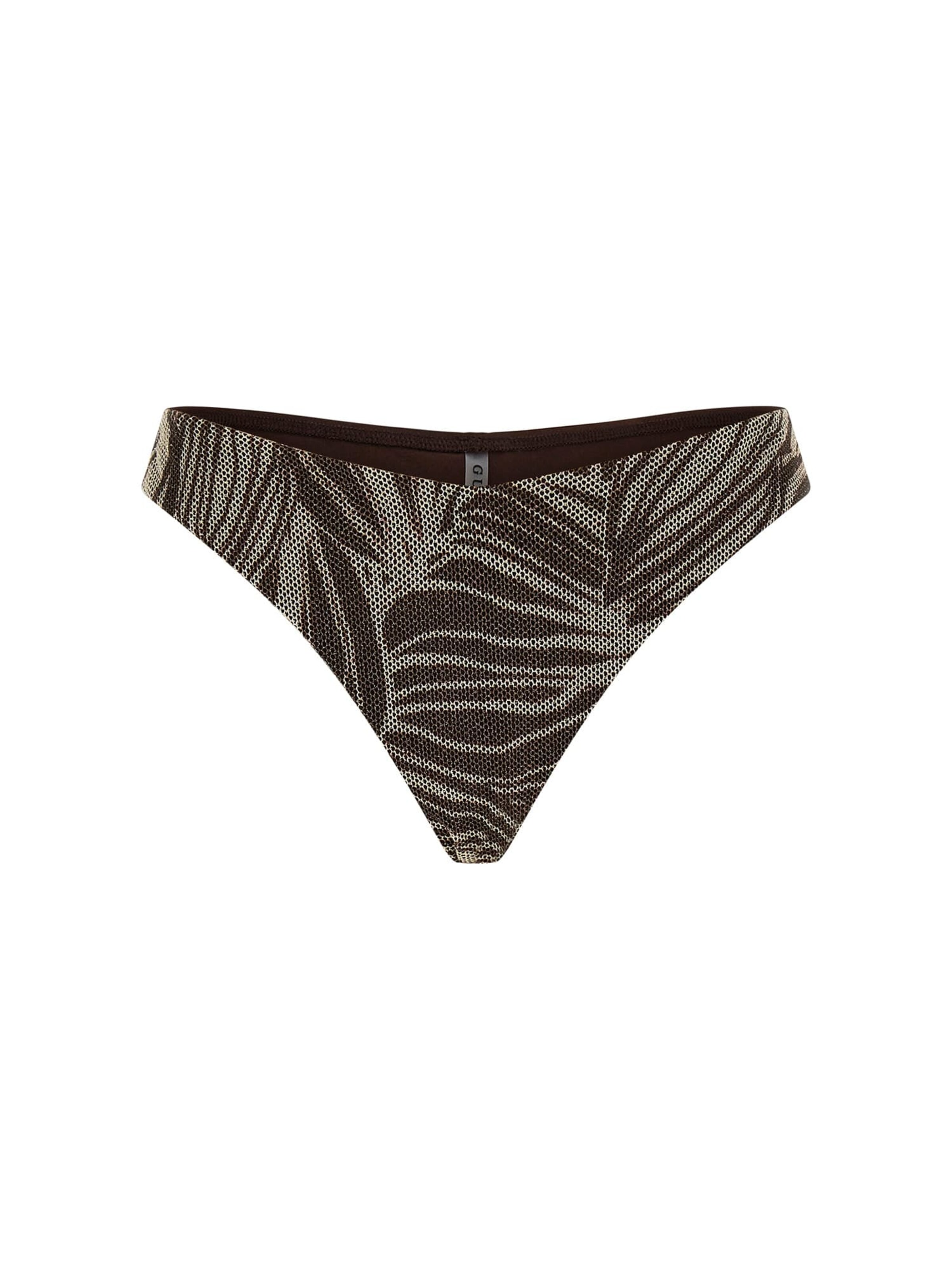 GUESS Bikinihose in Braun: Vorderseite