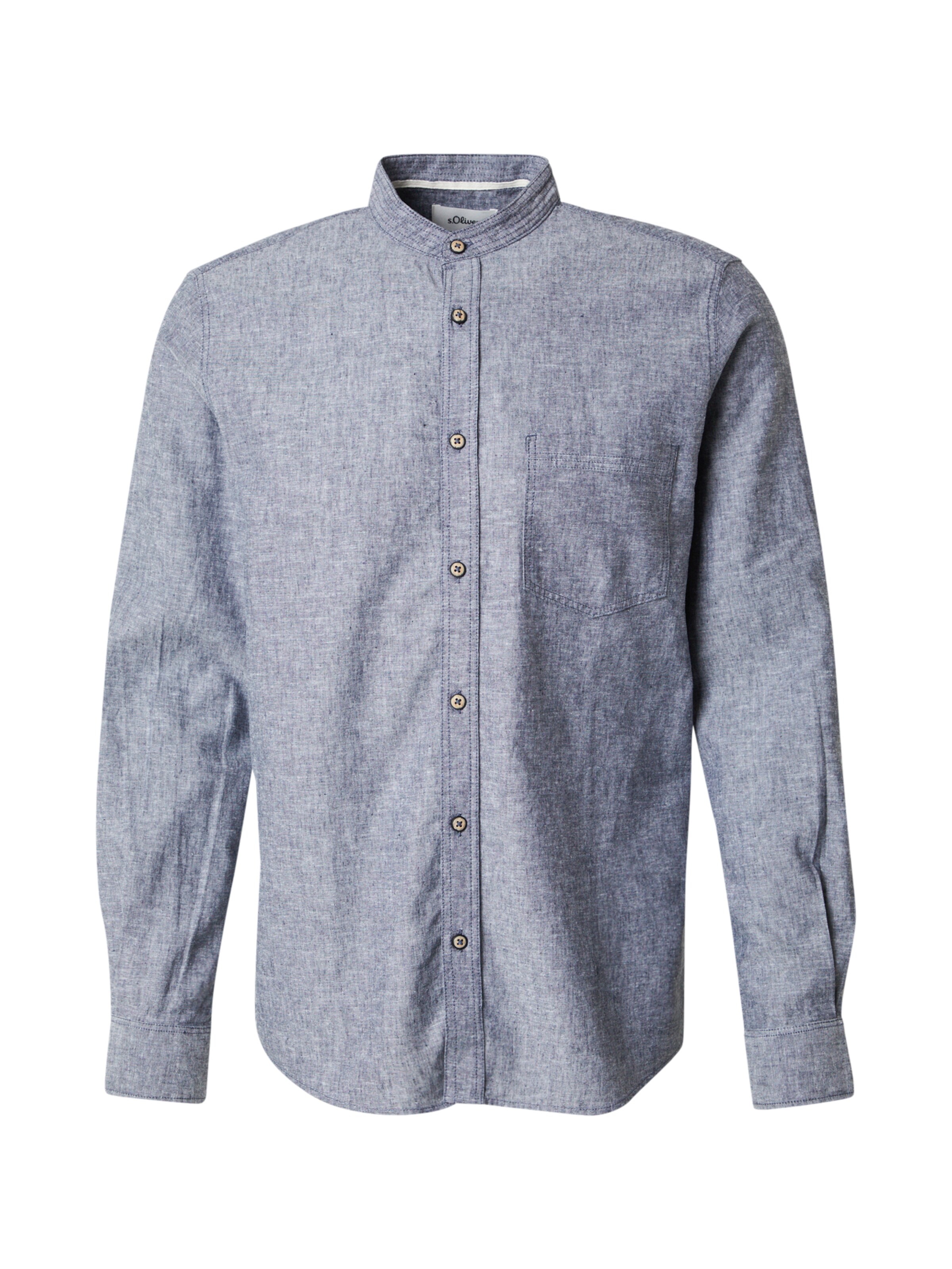 s.Oliver Regular fit Ing - kék: elől