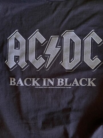 AC/DC Koszulka 'AC/DC Back in Black mens t-shirt' w kolorze czarny