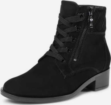 ARA Lace-Up Ankle Boots in Black: front