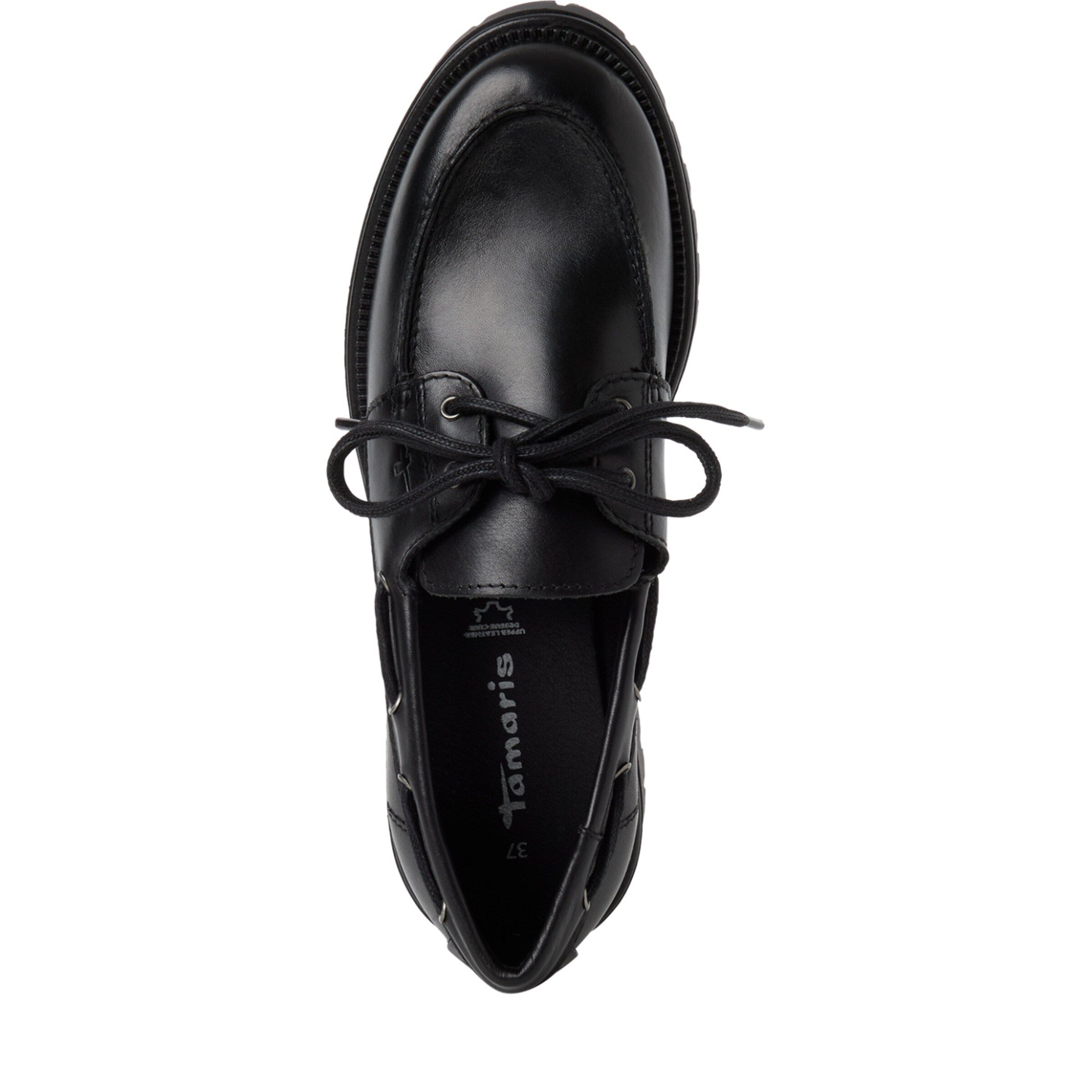 Scarpa stringata di Tamaris in nero