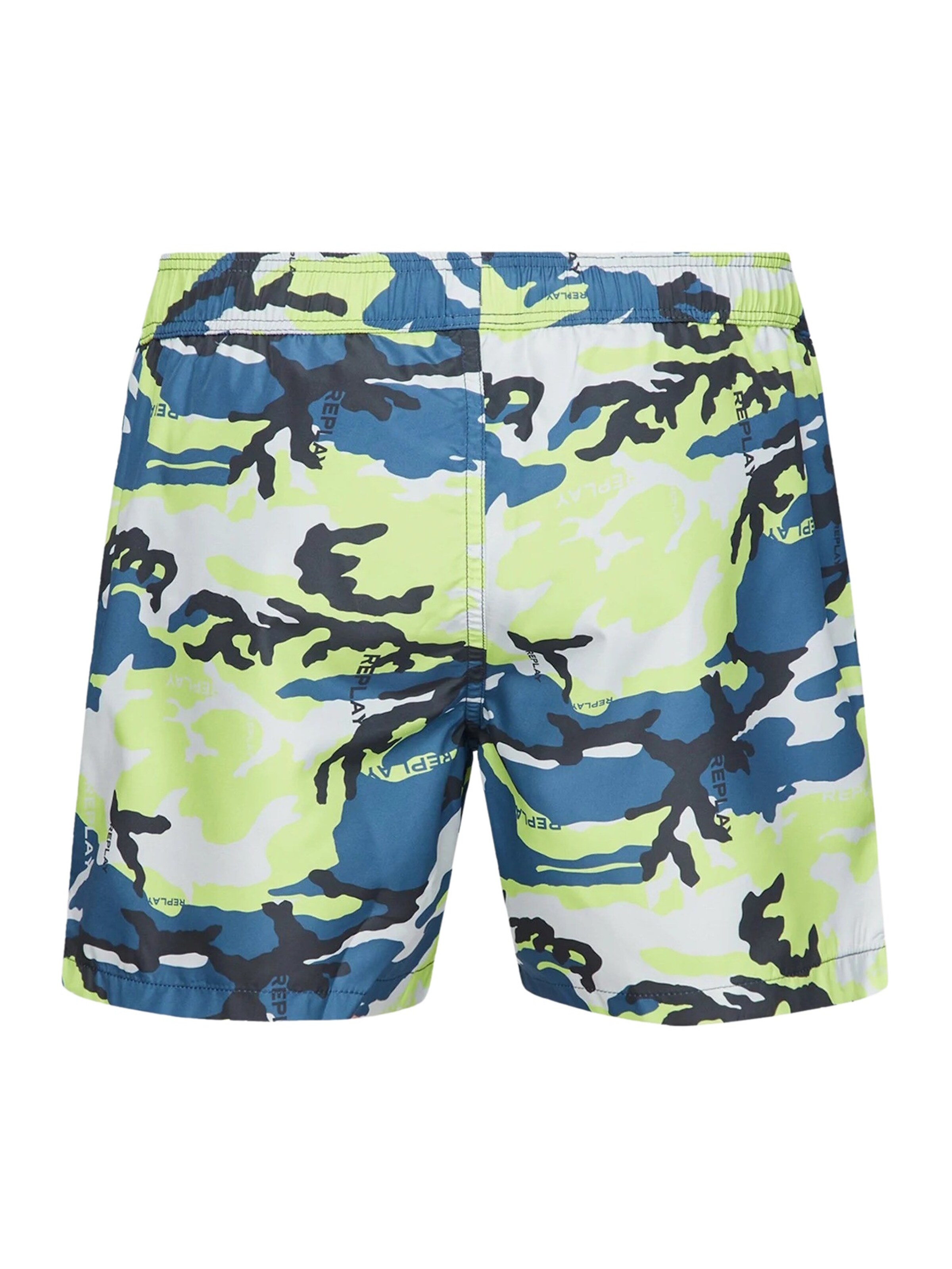 REPLAY Badeshorts in Grün