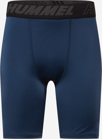 Hummel Skinny Spodnie sportowe w kolorze niebieski: przód