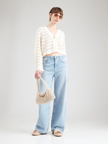 Cardigan 'ONLLykke' ONLY en blanc