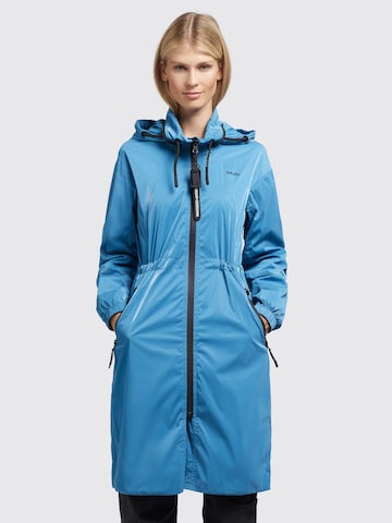 khujo Between-seasons coat 'Marthe' in Blue: front