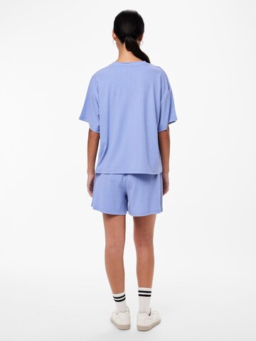 T-shirt 'KYLIE' PIECES en bleu