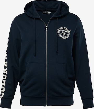 John F. Gee Sweat jacket in Blue: front
