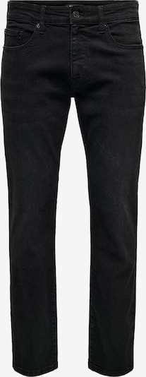Only & Sons Jean 'ONSWeft' en noir denim, Vue avec produit
