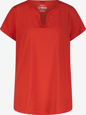 October Shirt in Red: front