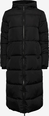Pieces Tall Zimní kabát – černá