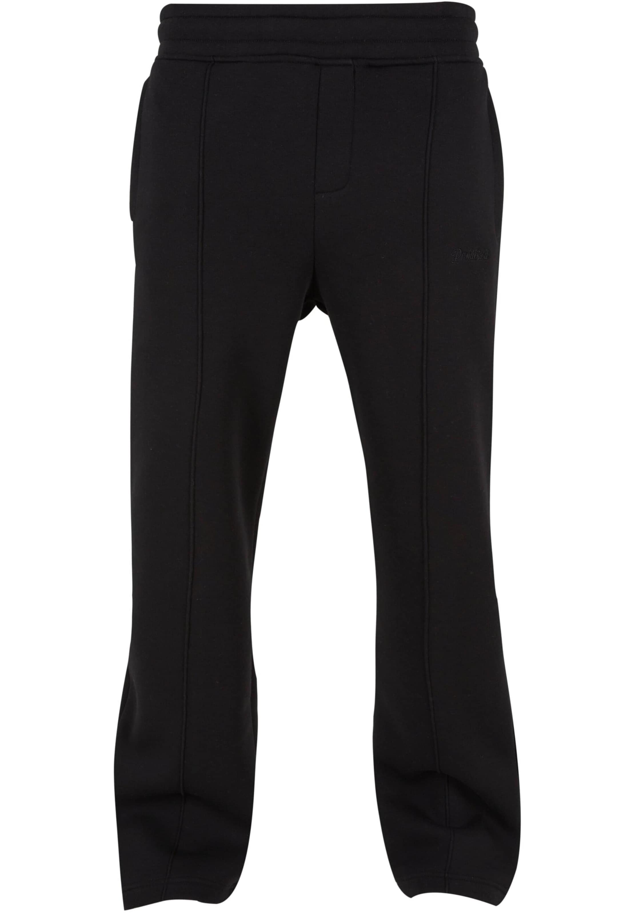Prohibited Loosefit Pantalon in Zwart: voorkant