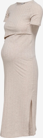 Only Maternity - Vestido 'OLMDandra' en beige: frente