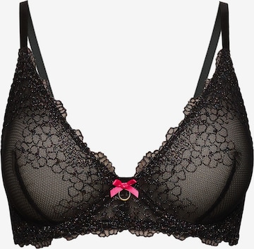 La Muel Lingerie Bra 'Bügel BH' in Black: front