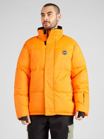 TOPMAN Winter Jacket in Orange: front