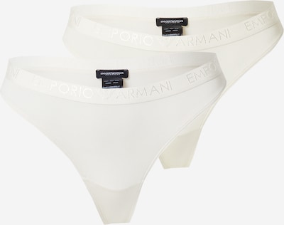 Tanga Emporio Armani pe alb, Vizualizare produs