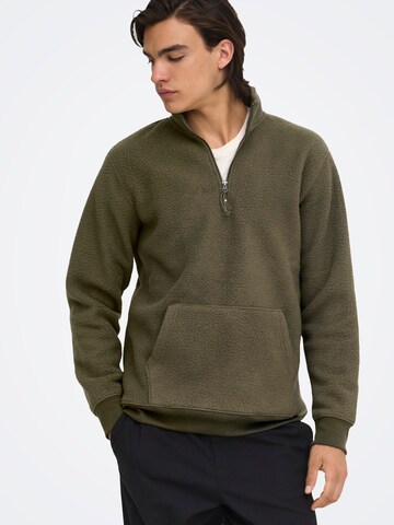 Only & Sons Sweater 'EMILIO ' in Brown