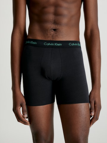 Regular Boxeri de la Calvin Klein Underwear pe negru: față