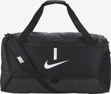 NIKE Sports Bag in Black: front